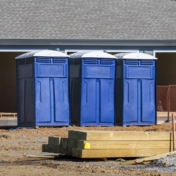 are there any restrictions on where i can place the portable toilets during my rental period in Carbon Hill IL